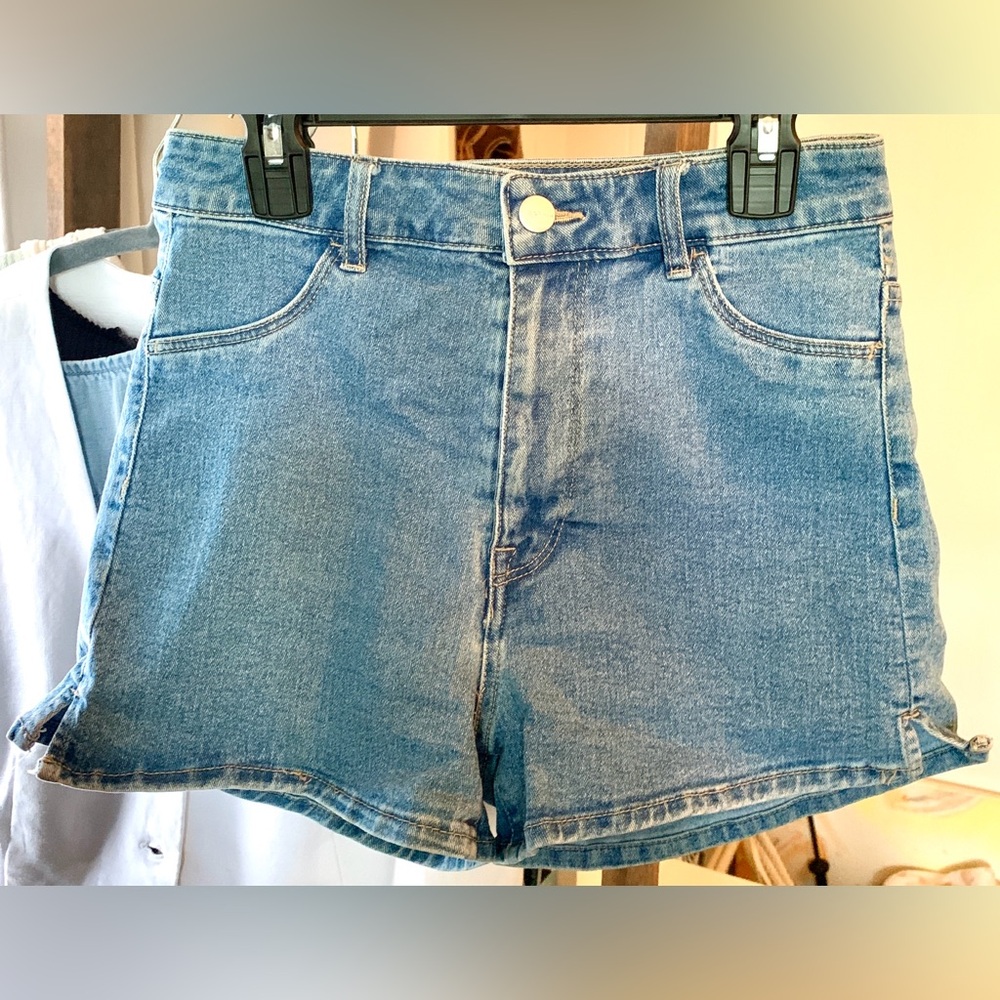 & Denim Blue Jean Shorts